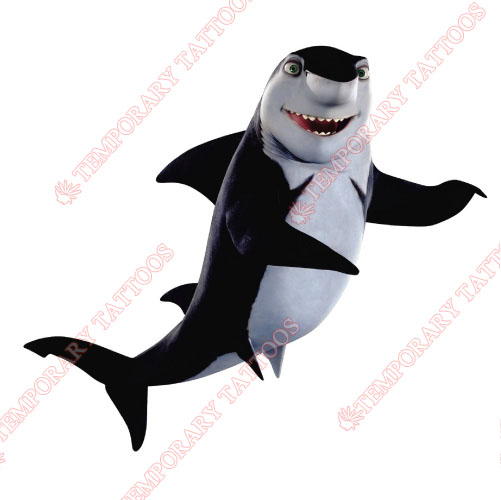 Shark Tale Customize Temporary Tattoos Stickers NO.3413